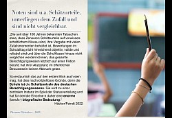 Noten sind Schätzurteile
