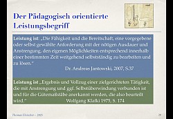 Leistung in der Pädagogik