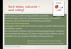 Noten sind informationsarm